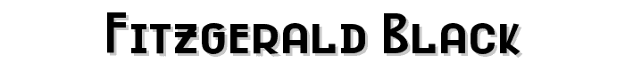 Fitzgerald Black font